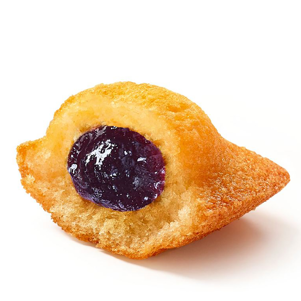 Large Blueberry Filled Madeleine | Soft Stuff Distributors